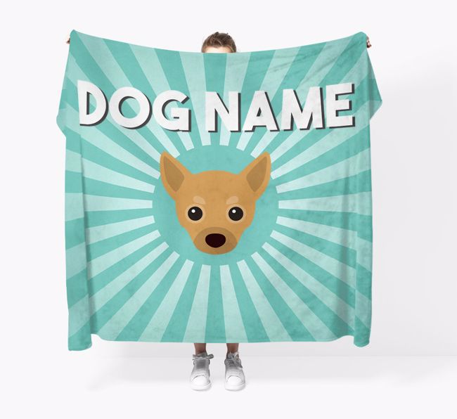 Sun Rays: Personalized {breedFullName} Throw Blanket